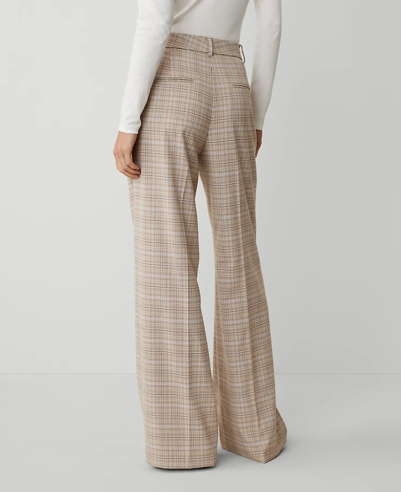 Ann Taylor The Perfect Wide Leg Pant Size 4 Purple Lilac Women's