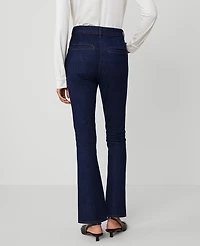 Ann Taylor The Seamed Boot Jean Size 0 Classic Rinse Wash Women's