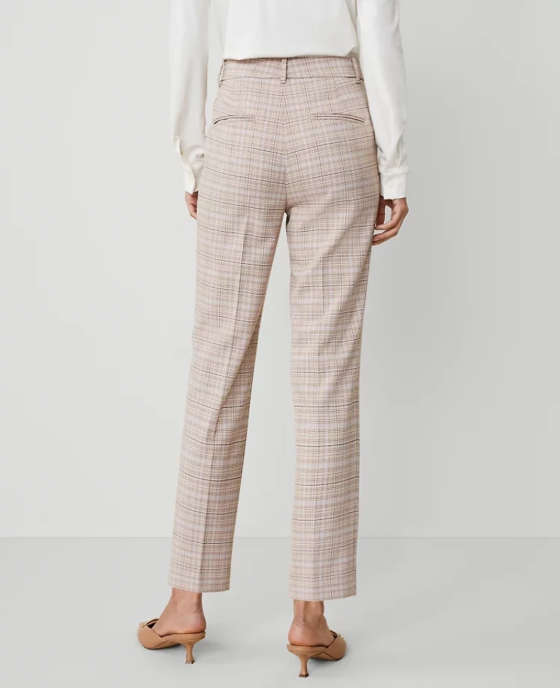 Ann Taylor The Straight Ankle Pant Size 4 Purple Lilac Women's