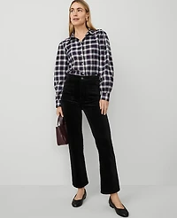 Ann Taylor Weekend Collection Stretch Velvet Patch Pocket Pant Women's