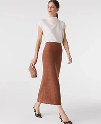 Ann Taylor Cowl Neck Popover Top Winter White Women's