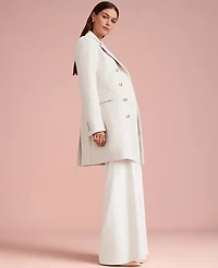 Ann Taylor Notch Collar Coat Sand Shell Women's