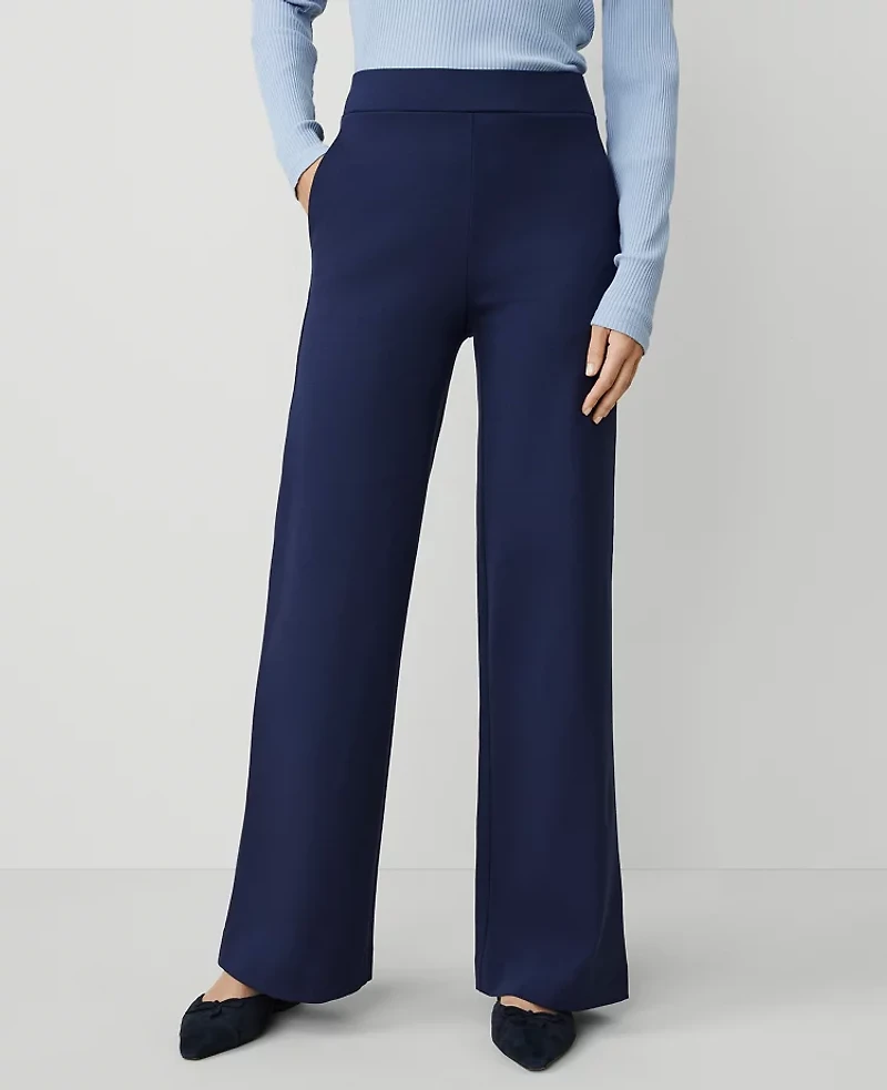 Ann Taylor Weekend Collection Ponte Straight Leg Pant Women's