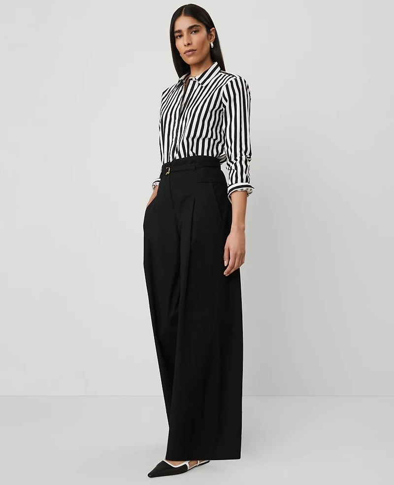Ann Taylor The Statement Wide-Leg Pant Women's