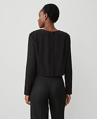 Ann Taylor Crew Neck Blouse Size XL Black Women's