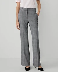 Ann Taylor The Jayne Trouser Pant in Houndstooth Size 14 Night Sky Women's