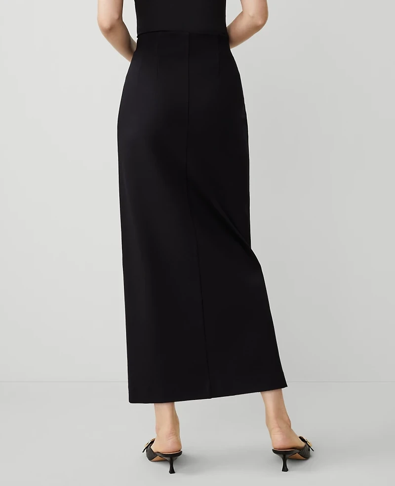Ann Taylor Ponte Pocket Maxi Skirt Women's