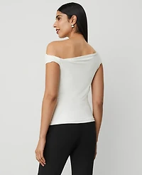 Ann Taylor Asymmetric One-Shoulder Top Women's