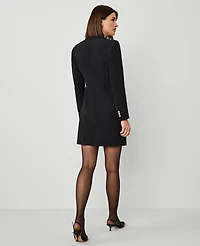 Ann Taylor Petite Blazer Dress Size 0 Black Women's