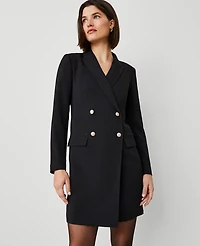 Ann Taylor Petite Blazer Dress Size 0 Black Women's