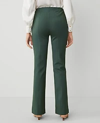 Ann Taylor The Skinny Flare Trouser Pant in Ponte — Curvy Fit Size 6 Dried Cilantro Women's