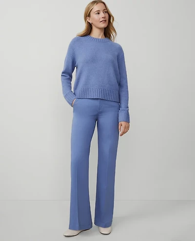 Ann Taylor Weekend Collection Trouser Pant Sateen Women's
