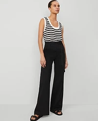 Ann Taylor Weekend Collection Trouser Sateen Women's
