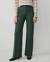 Ann Taylor Weekend Collection Trouser Sateen Women's