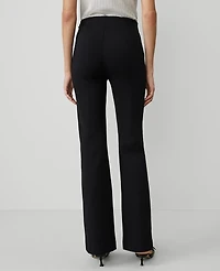 Ann Taylor The Skinny Flare Trouser Pant Ponte Black Women's