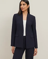 Ann Taylor The Collarless Blazer Seasonless Stretch Women's