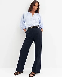 Ann Taylor Petite Weekend Collection Belted Utility Pant Women's