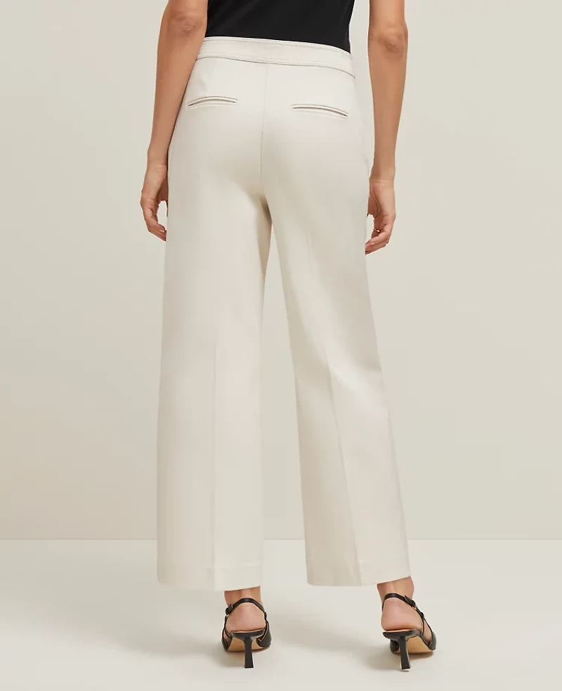 Ann Taylor The Tall Sailor Grace Straight Pant Sand Shell Women's