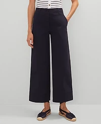 Ann Taylor Weekend Collection Wide-Leg Ankle Pant Women's