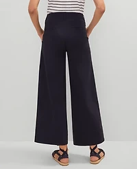 Ann Taylor Weekend Collection Wide-Leg Ankle Pant Women's