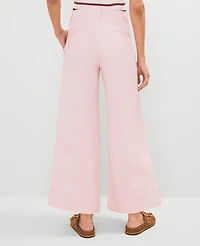 Ann Taylor Weekend Collection Wide-Leg Ankle Pant Women's