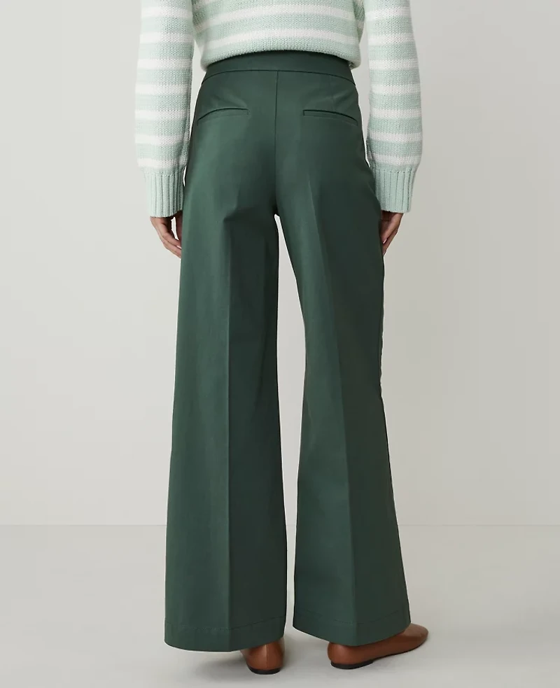 Ann Taylor Petite Weekend Collection Wide-Leg Sailor Pant Women's