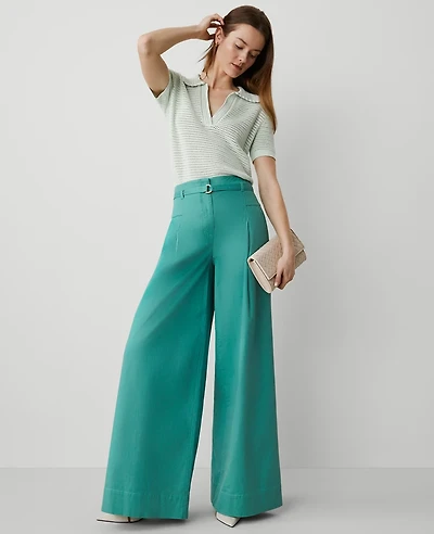 Ann Taylor The Petite Statement Wide Leg Pant Women's