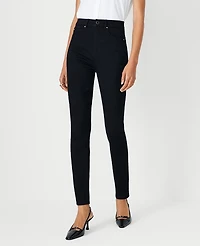 Ann Taylor High Rise Skinny Jeans in Classic Black Wash Size 0 Women's