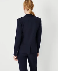 Ann Taylor The Notched Two Button Blazer Seasonless Stretch - Curvy Fit Women's