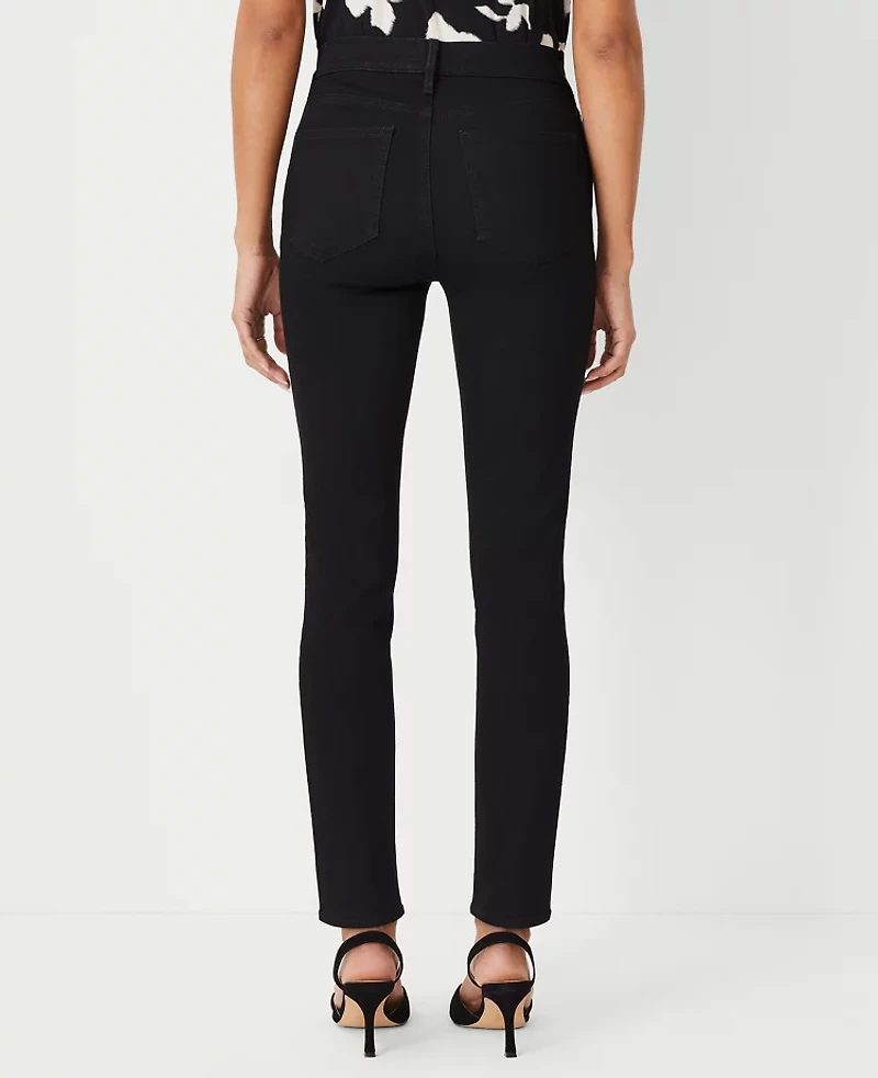 Ann Taylor Petite Mid Rise Skinny Jeans Light Wash Indigo - Curvy Fit Women's