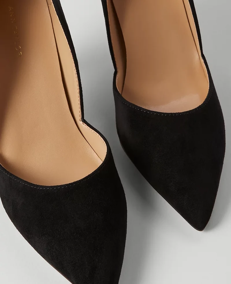 Ann Taylor Azra Suede Pumps Women's