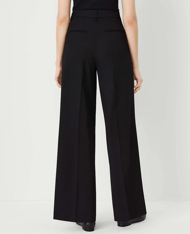 Ann Taylor The Petite Pleated Wide-Leg Pant Women's