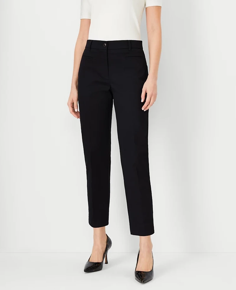 Ann Taylor The Petite Cotton Crop Pant Women's