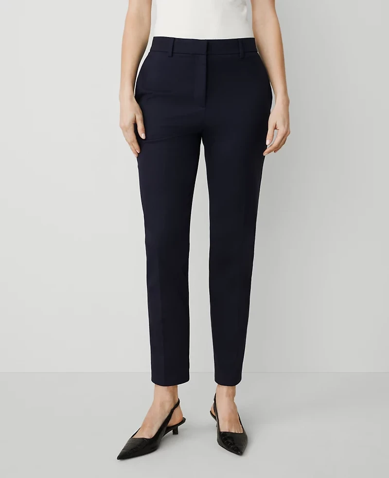 Ann Taylor The High Rise Everyday Ankle Pant Stretch Cotton