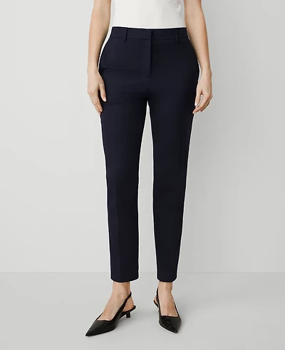 Ann Taylor The Petite High Rise Everyday Ankle Pant Stretch Cotton - Curvy Fit Women's