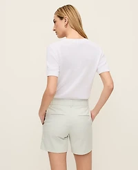Ann Taylor The Petite Midi Short Pale Aqua Women's