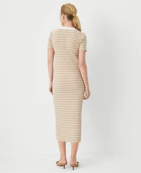 Ann Taylor Petite AT Weekend V-Neck Sheath Dress Baguette Women's