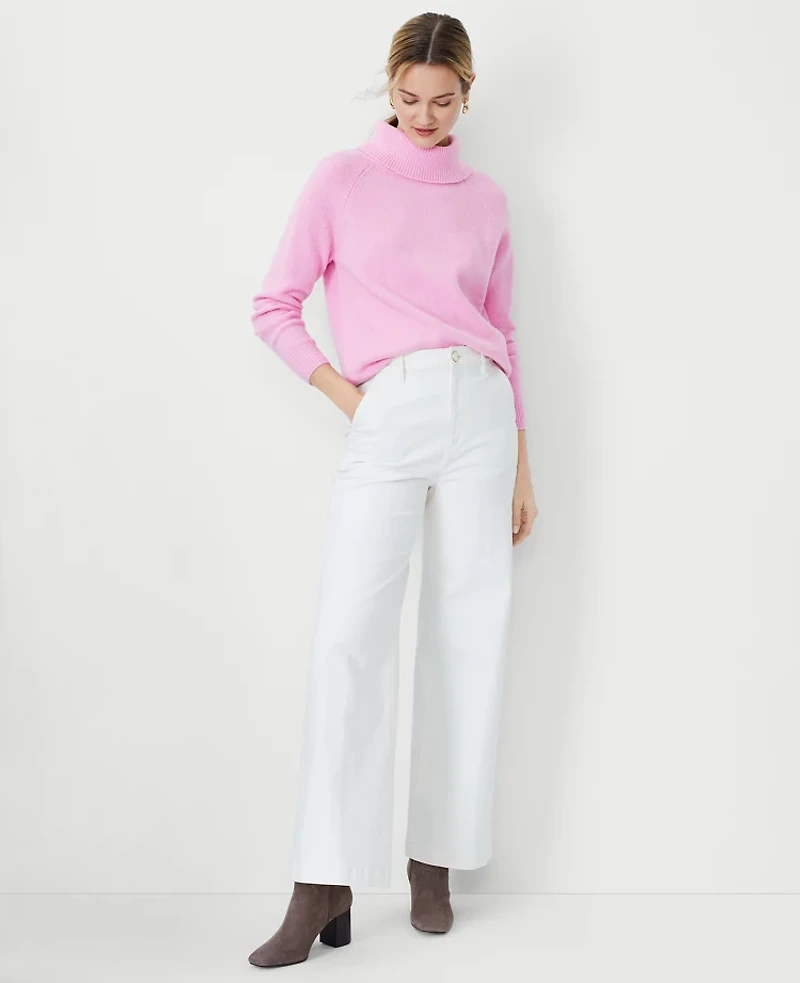 Ann Taylor The Trouser Jean Ivory Women's