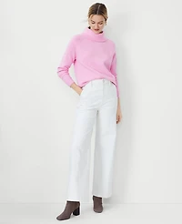 Ann Taylor The Trouser Jean Ivory Women's