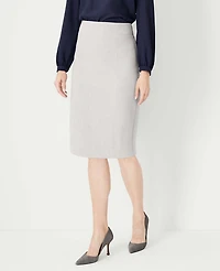 Ann Taylor The Petite High Waist Seamed Pencil Skirt in Bi-Stretch