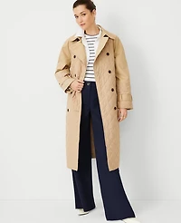 Ann Taylor Petite Wide-Leg Pant Size 8 Night Sky Women's