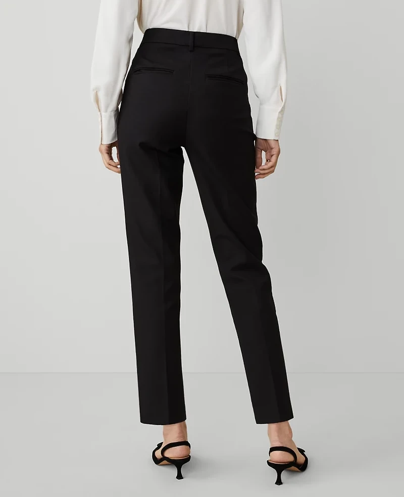 Ann Taylor The Petite High Rise Eva Ankle Pant Black Women's