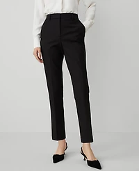 Ann Taylor The Petite High Rise Eva Ankle Pant Black Women's