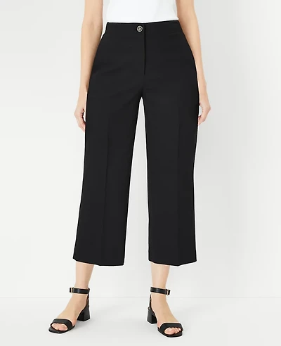 Ann Taylor The Kate Wide Leg Crop Pant