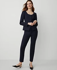 Ann Taylor The Tall High Rise Everyday Ankle Pant Stretch Cotton Women's