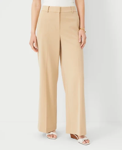 Ann Taylor The Wide-Leg Pant - Curvy Fit Women's
