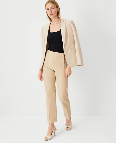 Ann Taylor The Tall Pencil Sailor Pant in Twill Size 10 Baguette Women's