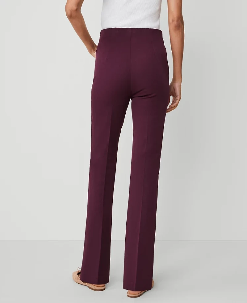 Ann Taylor The Skinny Flare Size 6 Plum Rose Women's