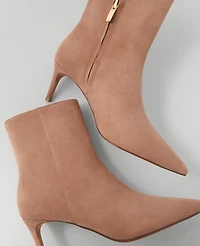 Ann Taylor Stiletto Suede Bootie Dominican Sand Women's
