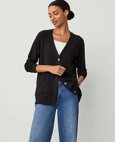 Ann Taylor Button Lounge Cardigan Women's